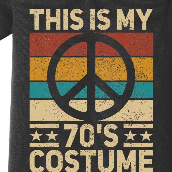 My 70s Costume 70 Style Peace Hippie 70's Disco 1970s Outfit Baby Bodysuit