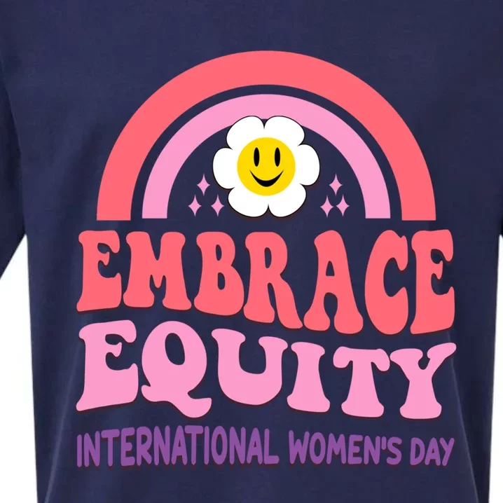 March 8 International Day Embrace Equity Gift Sueded Cloud Jersey T-Shirt