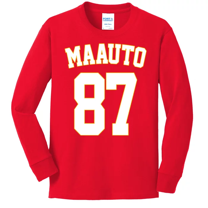 Maauto 87 Kids Long Sleeve Shirt