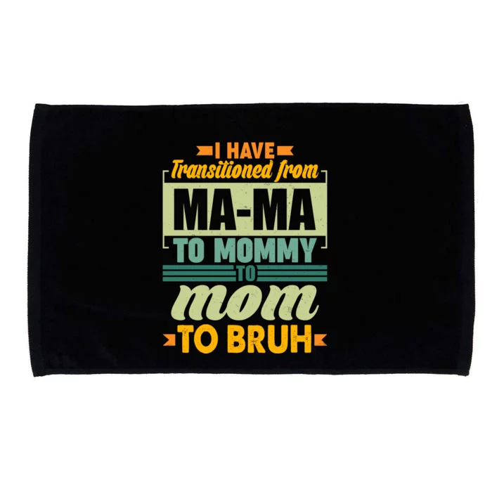 Ma-ma To Mommy To Mom To Bruh Microfiber Hand Towel