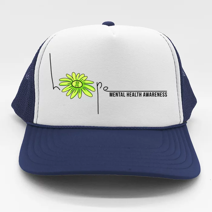 Mental Awareness 12 Step Recovery Tal Health Matters Funny Gift Trucker Hat