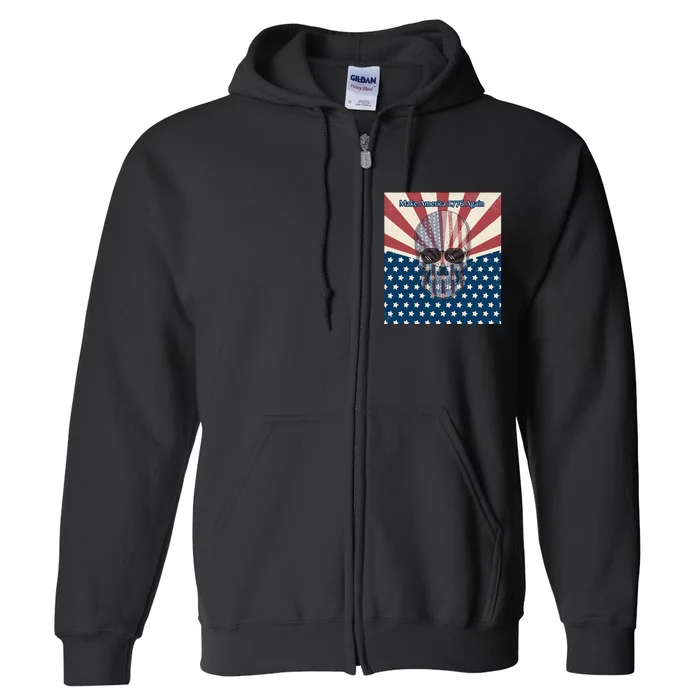 Make America 1776 Again Full Zip Hoodie