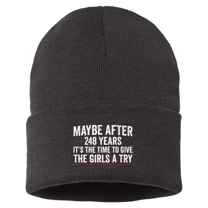 Maybe After 248 Years Its The Time To Give The Girl A Try Sustainable Knit Beanie