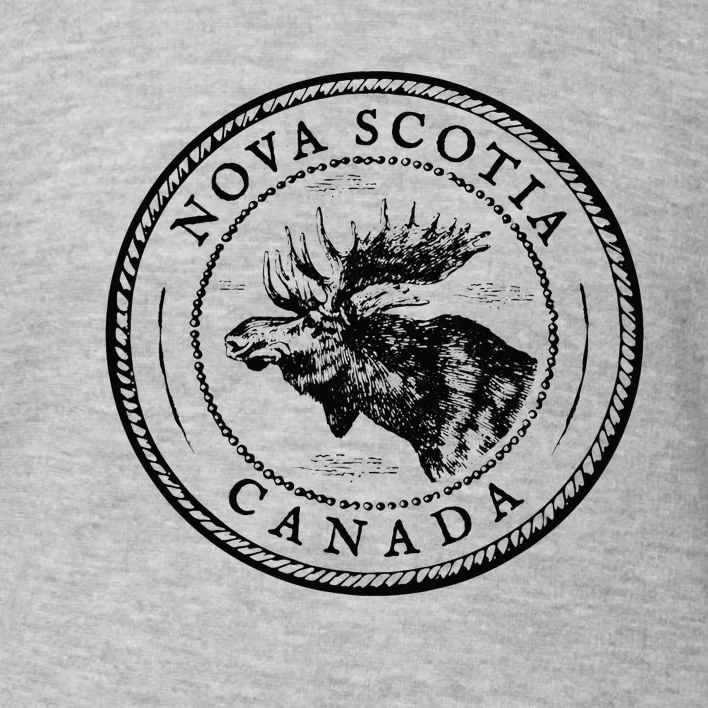 Moose Antlers Art Lovers Gift Scotia Canada Moose Toddler Sweatshirt