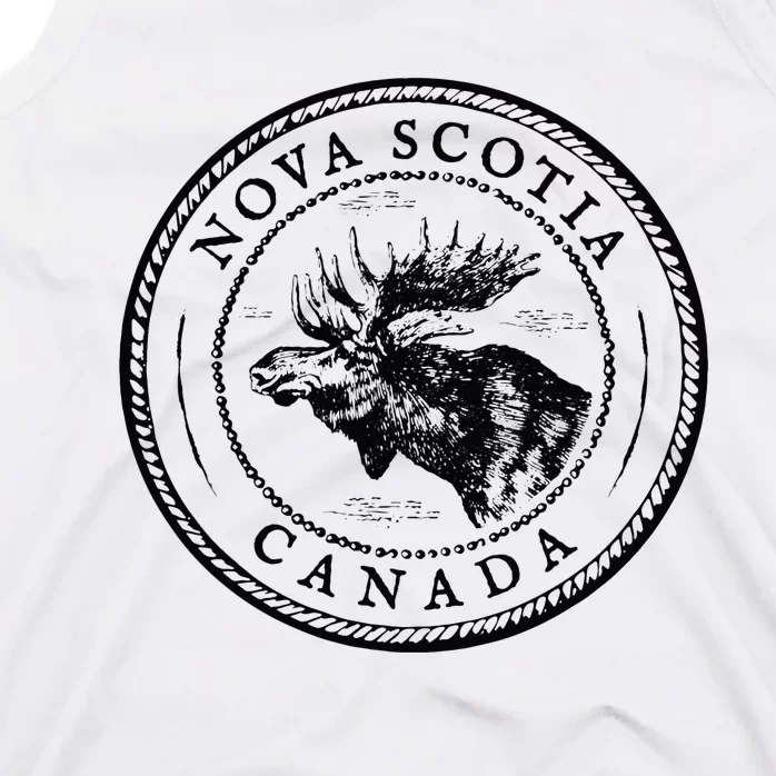 Moose Antlers Art Lovers Gift Scotia Canada Moose Tank Top