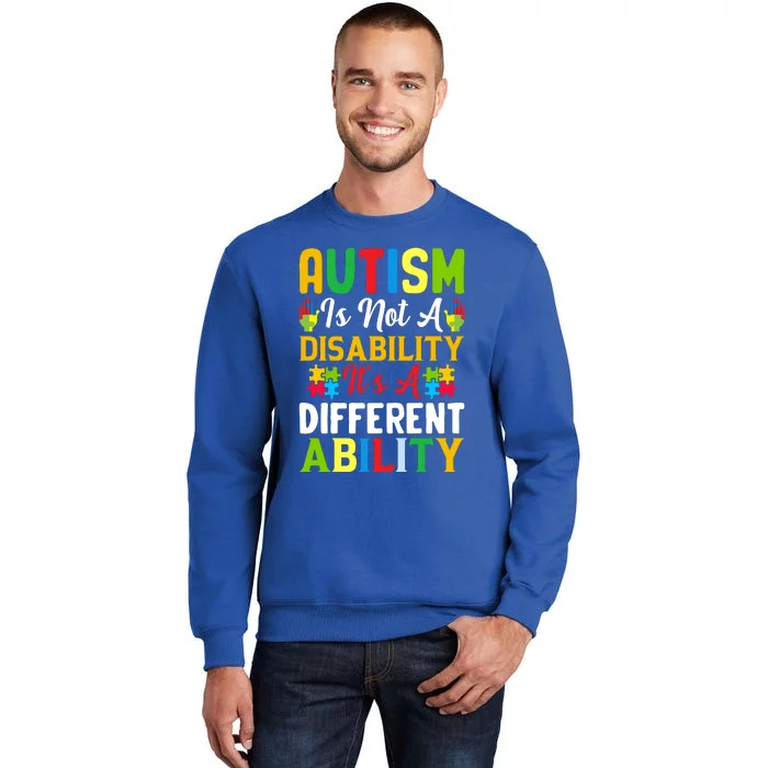 Motivational Autism Awareness Slogan Autism Quotes Autism Month Tall Sweatshirt