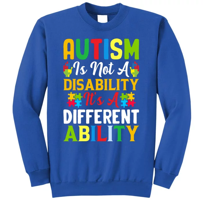 Motivational Autism Awareness Slogan Autism Quotes Autism Month Tall Sweatshirt