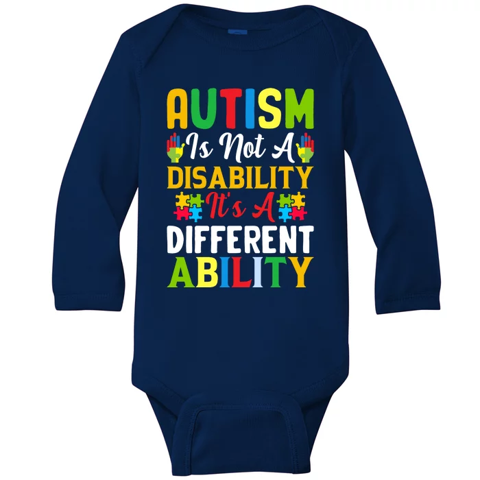 Motivational Autism Awareness Slogan Autism Quotes Autism Month Baby Long Sleeve Bodysuit