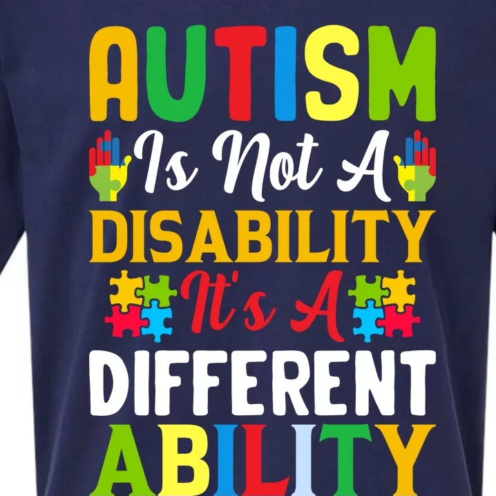 Motivational Autism Awareness Slogan Autism Quotes Autism Month Sueded Cloud Jersey T-Shirt