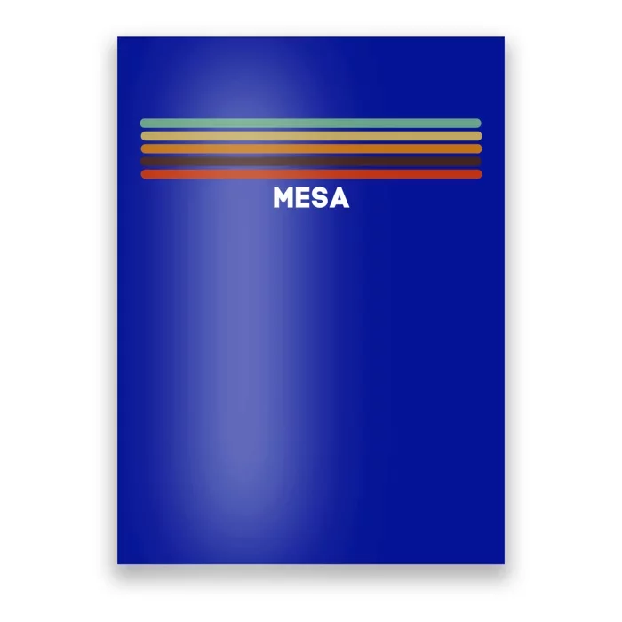 Mesa Arizona Az Us Cities Of America Retro Gift Poster