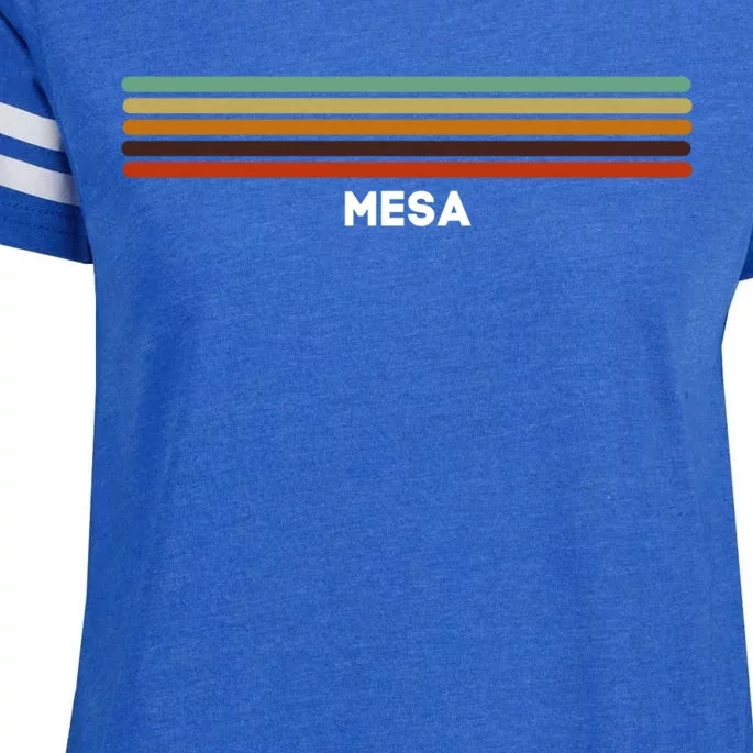 Mesa Arizona Az Us Cities Of America Retro Gift Enza Ladies Jersey Football T-Shirt