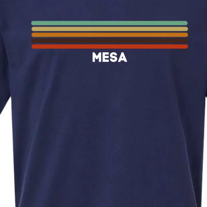 Mesa Arizona Az Us Cities Of America Retro Gift Sueded Cloud Jersey T-Shirt