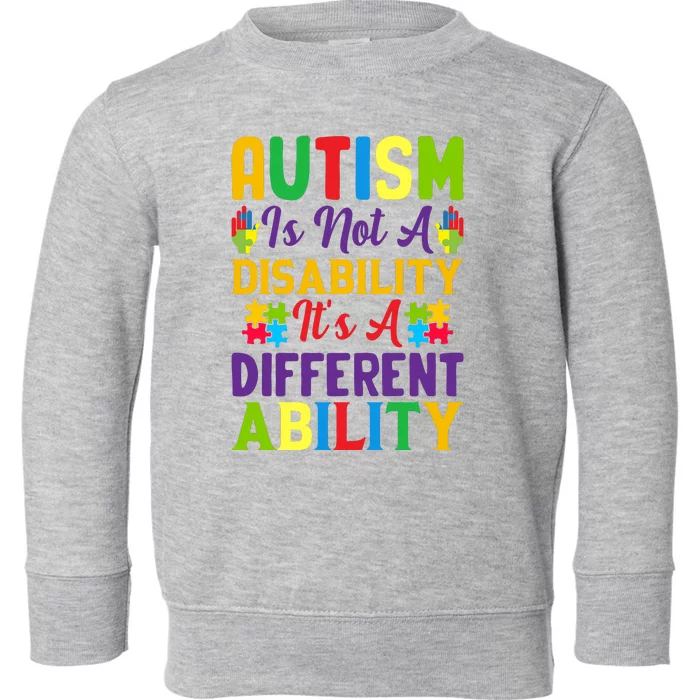 Motivational Autism Awareness Slogan Autism Quotes Autism Month Toddler Sweatshirt