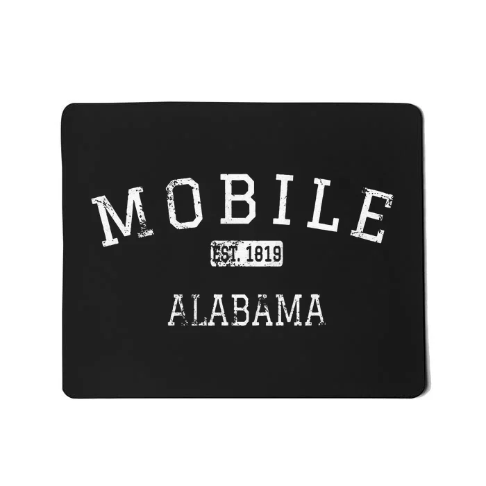 Mobile Alabama AL Vintage Mousepad