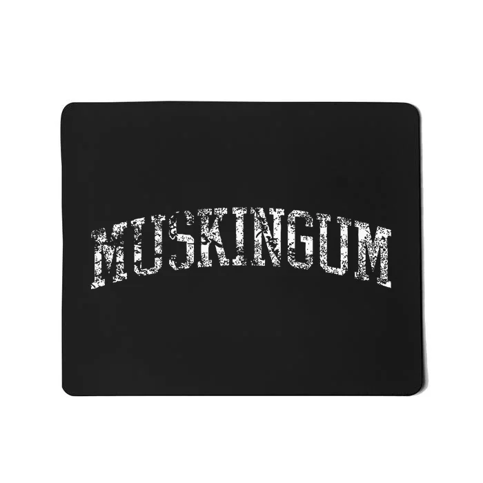 Muskingum Athletic Arch College University Alumni Mousepad