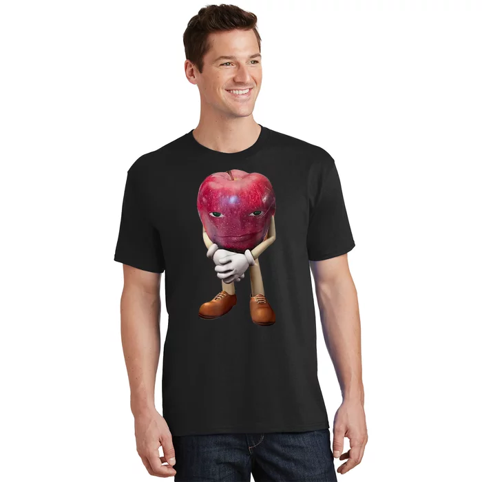 Me Asf Apple Funny Apple Face Meme Wapple T-Shirt