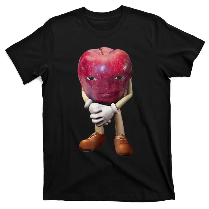 Me Asf Apple Funny Apple Face Meme Wapple T-Shirt