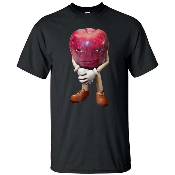 Me Asf Apple Funny Apple Face Meme Wapple Tall T-Shirt