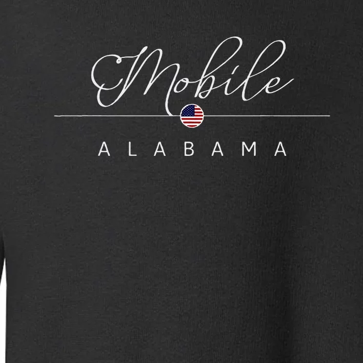 Mobile Alabama Al On Mobile Toddler Sweatshirt