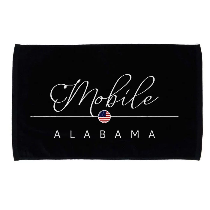 Mobile Alabama Al On Mobile Microfiber Hand Towel