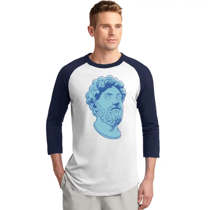 Marcus Aurelius Art Baseball Sleeve Shirt