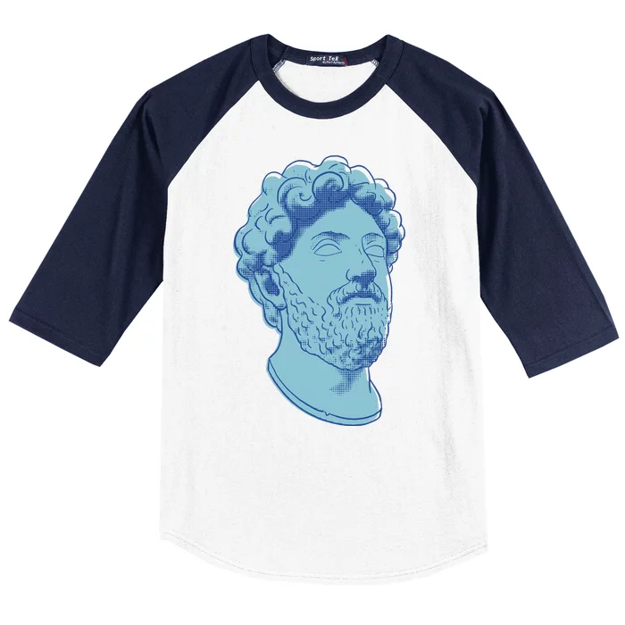 Marcus Aurelius Art Baseball Sleeve Shirt