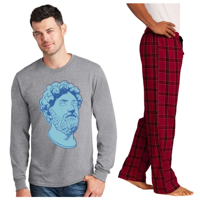 Marcus Aurelius Art Long Sleeve Pajama Set