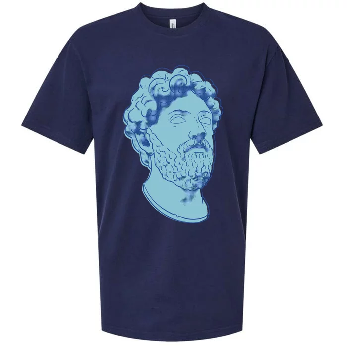 Marcus Aurelius Art Sueded Cloud Jersey T-Shirt