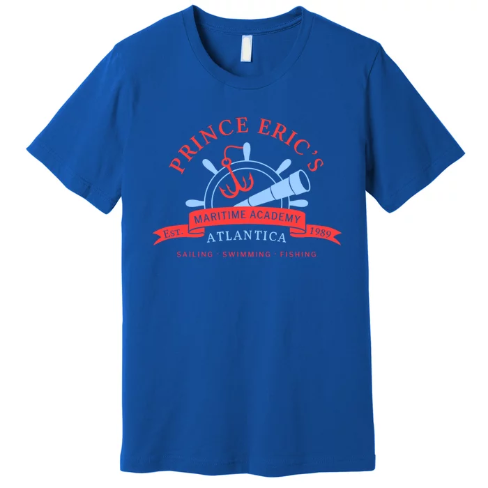 Maritime Academy Atlantica Est 1989 Sailing Swimming Fishing Meaningful Gift Premium T-Shirt