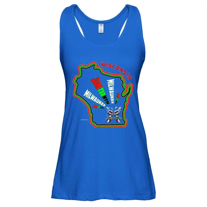 Miltown African American Black History Ladies Essential Flowy Tank