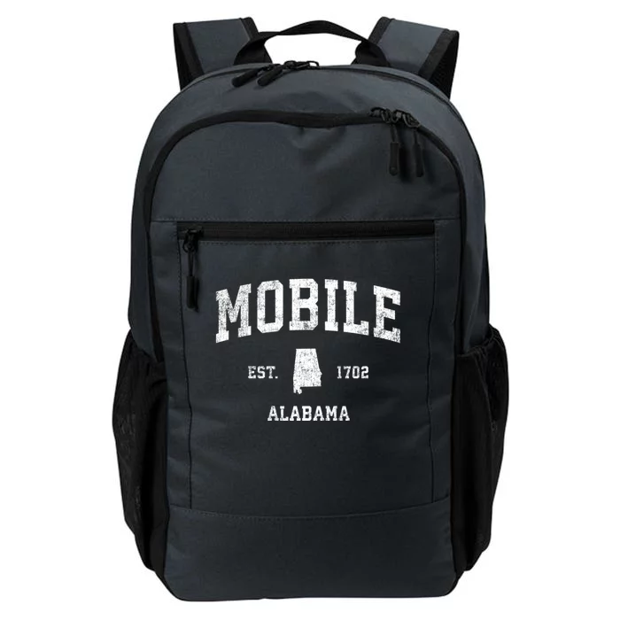 Mobile Alabama Al Vintage Established Sports Design Daily Commute Backpack