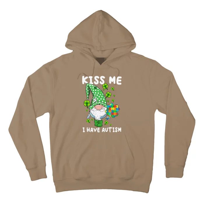 Me Autism Awareness Gnomes Shamrock St Patrick's Day Hoodie