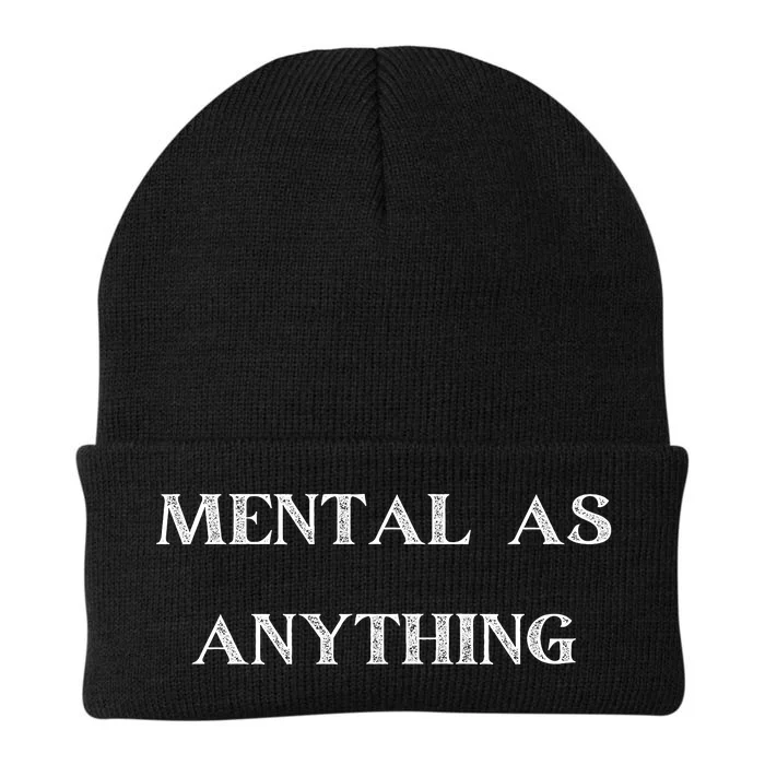 Mental As Anything Knit Cap Winter Beanie