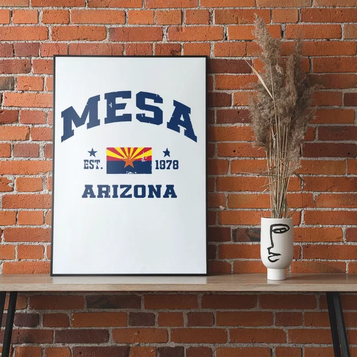 Mesa Arizona Az Vintage State Athletic Poster