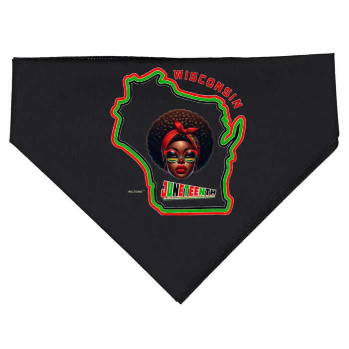 Miltown African American Black History USA-Made Doggie Bandana