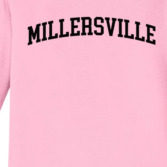 Millersville Athletic Arch College University Alumni Baby Long Sleeve Bodysuit