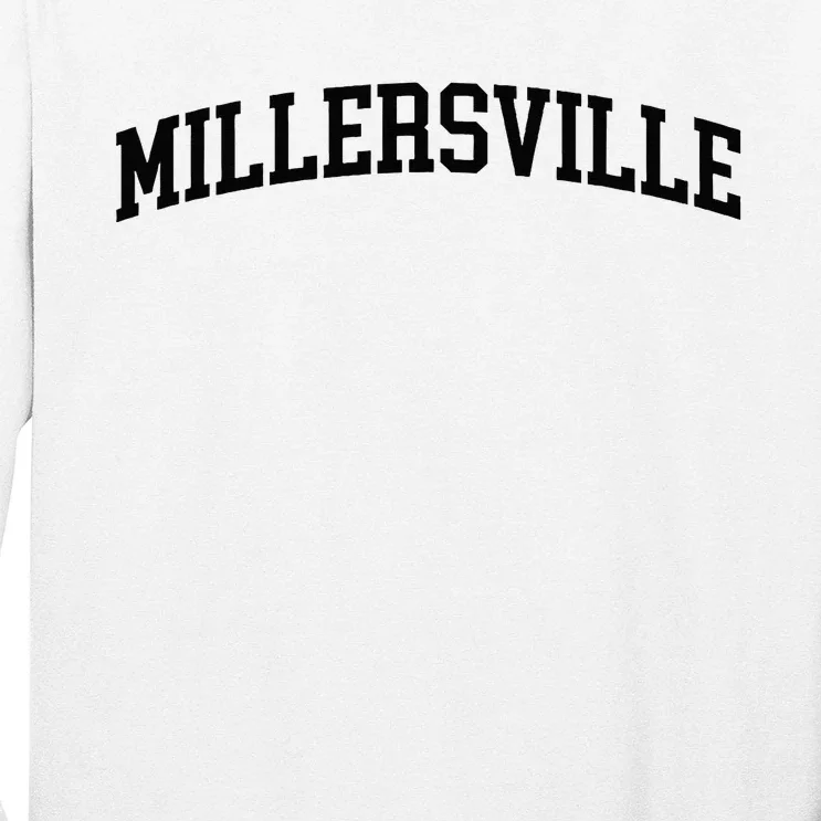 Millersville Athletic Arch College University Alumni Long Sleeve Shirt