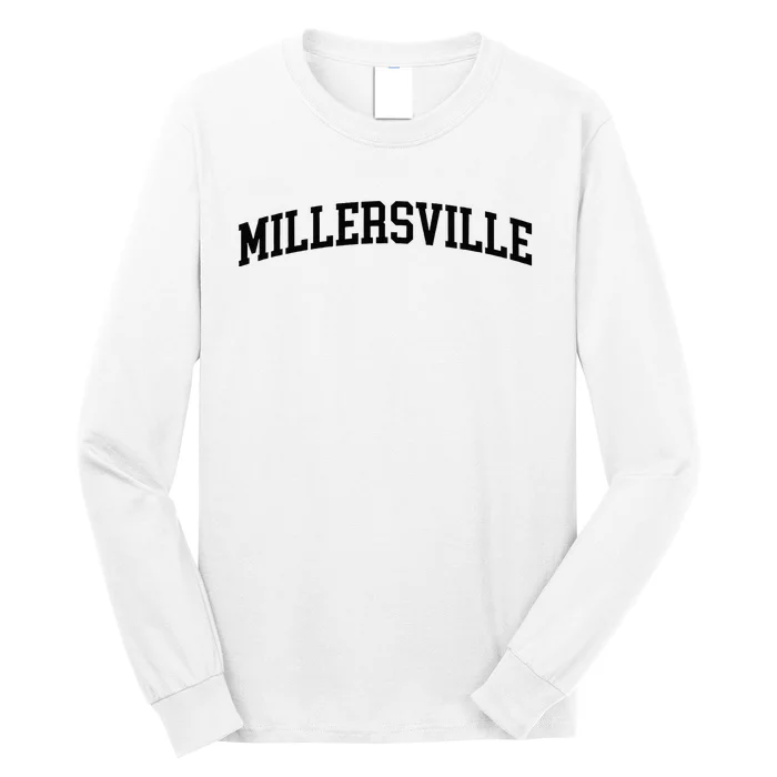 Millersville Athletic Arch College University Alumni Long Sleeve Shirt