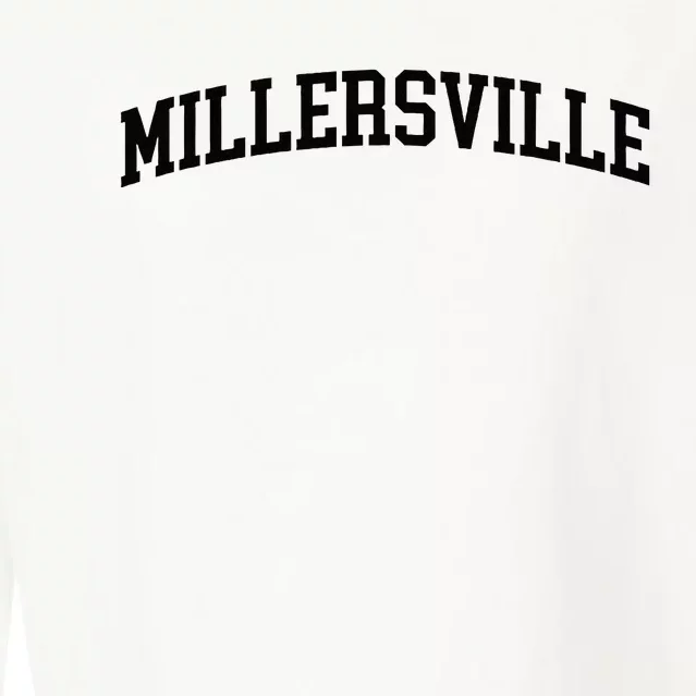 Millersville Athletic Arch College University Alumni Cropped Pullover Crew