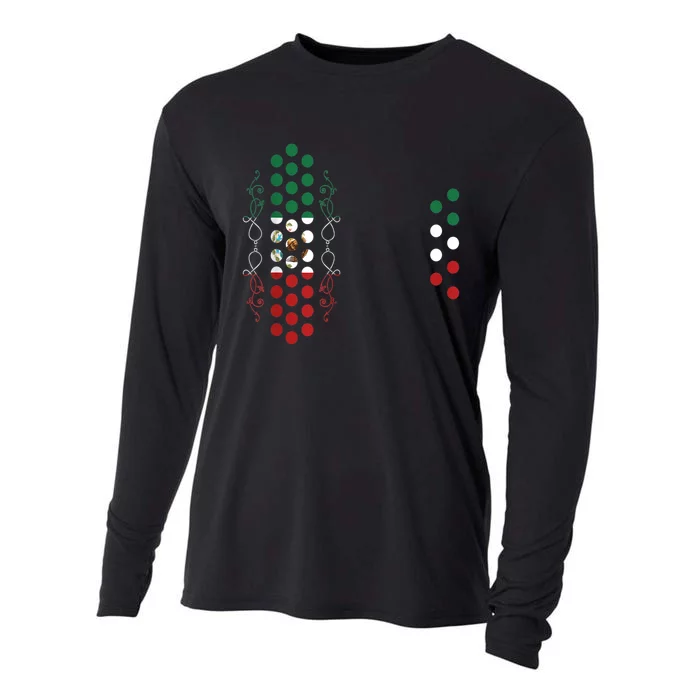 Mexican Air Accordion Player Musician Men Women Cooling Performance Long Sleeve Crew