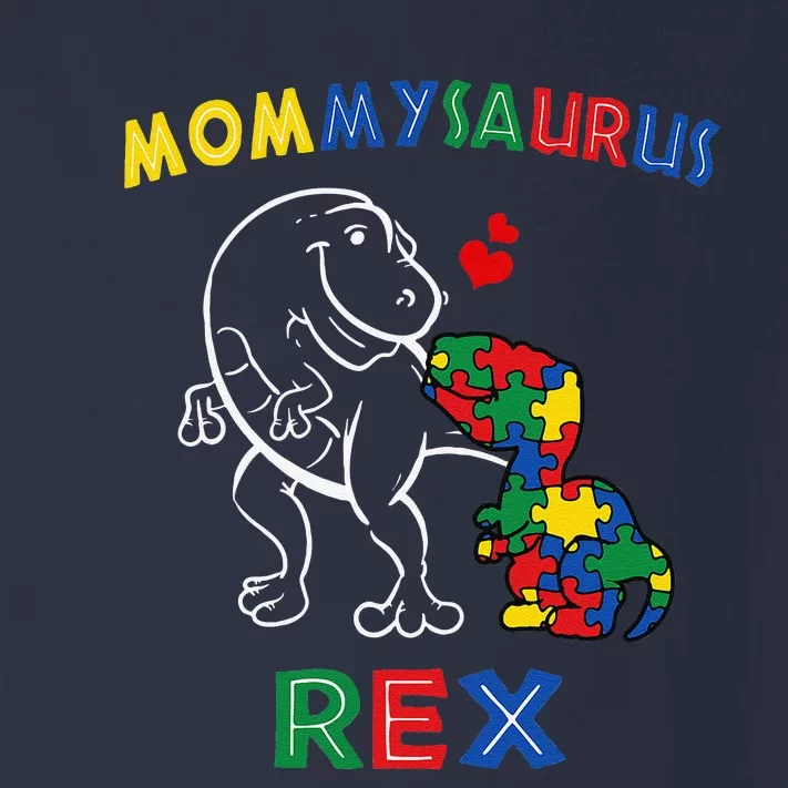 Mommysaurus Autism Awareness Mother's Day Mommy Dinosaur Mom Toddler Long Sleeve Shirt