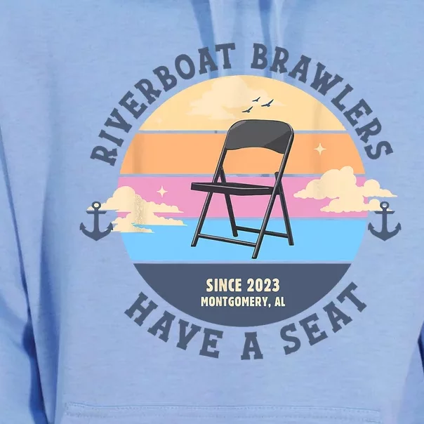 Montgomery Alabama Boat Fight Riverboat Brawl Folding Chair Unisex Surf Hoodie