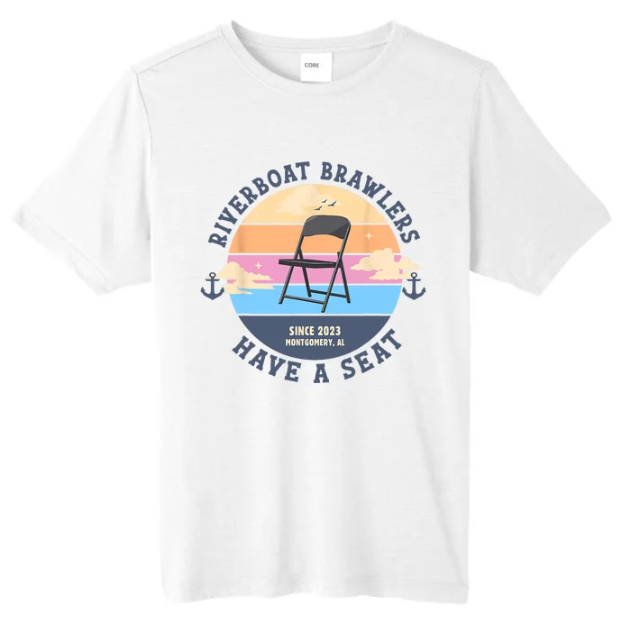 Montgomery Alabama Boat Fight Riverboat Brawl Folding Chair ChromaSoft Performance T-Shirt