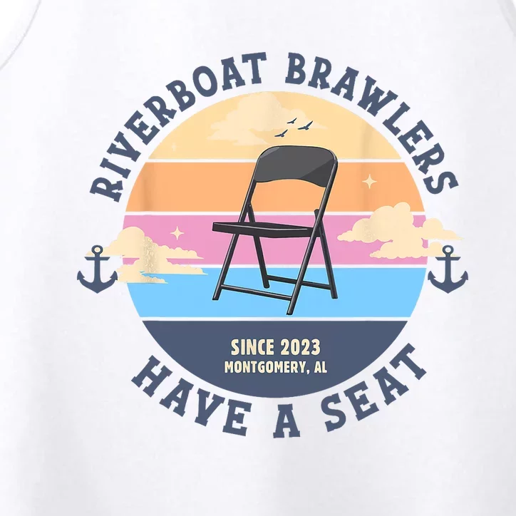 Montgomery Alabama Boat Fight Riverboat Brawl Folding Chair Performance Tank