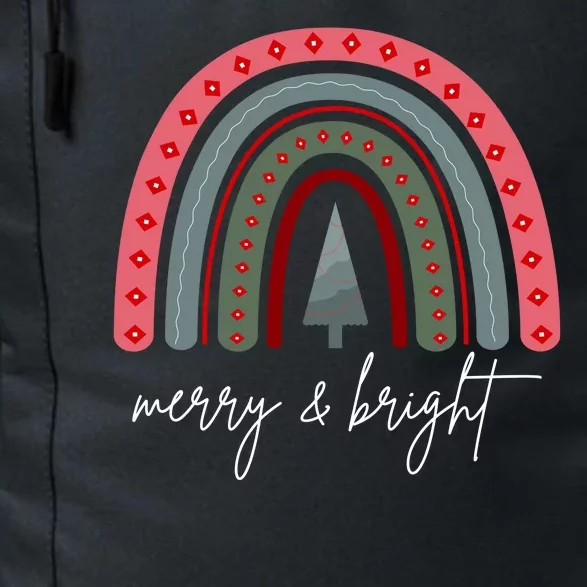 Merry And Bright Rainbow Holiday Daily Commute Backpack