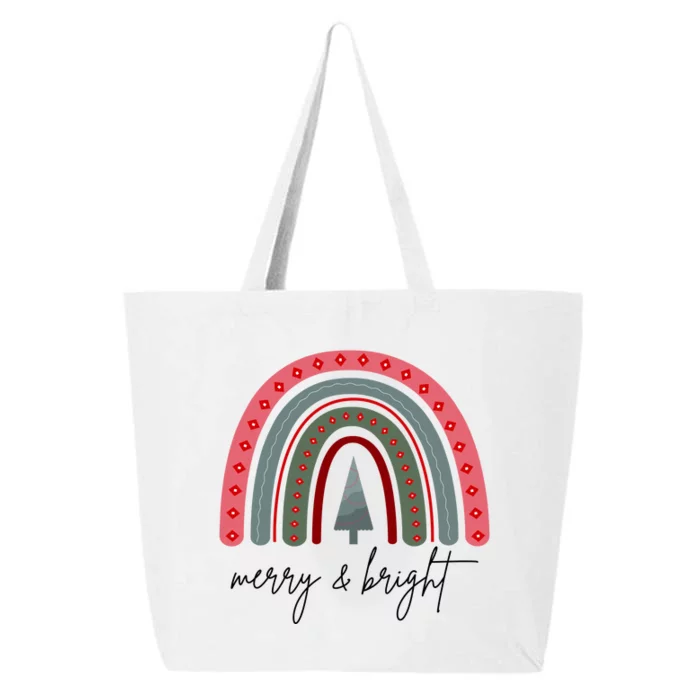 Merry And Bright Rainbow Holiday 25L Jumbo Tote