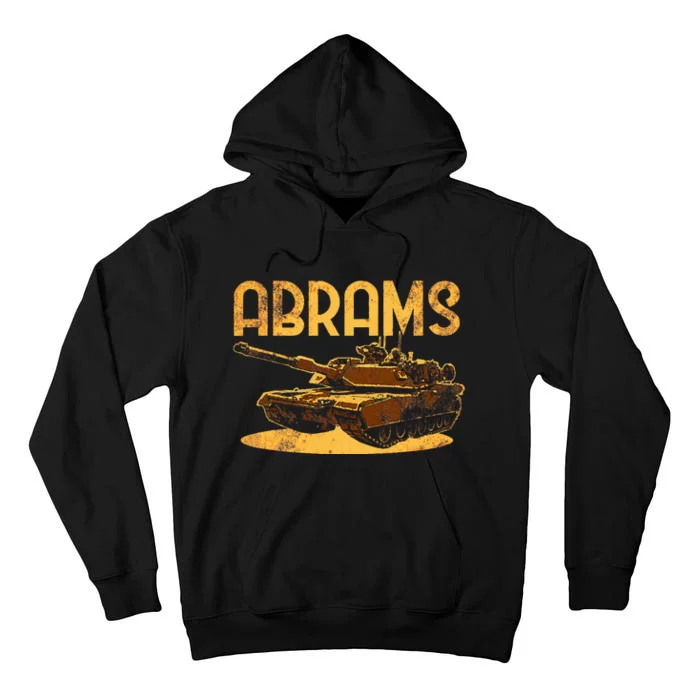 M1 Abrams Battle Tank Usa America American Military Tall Hoodie