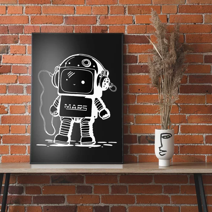 Mars Astro Bot Poster