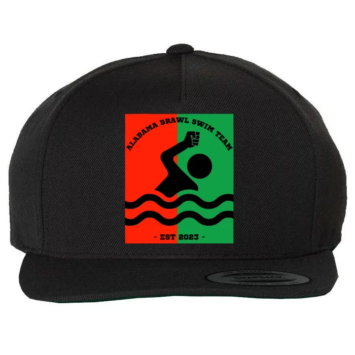 Montgomery Alabama Brawl Swim Team Graphic Tee Top Wool Snapback Cap