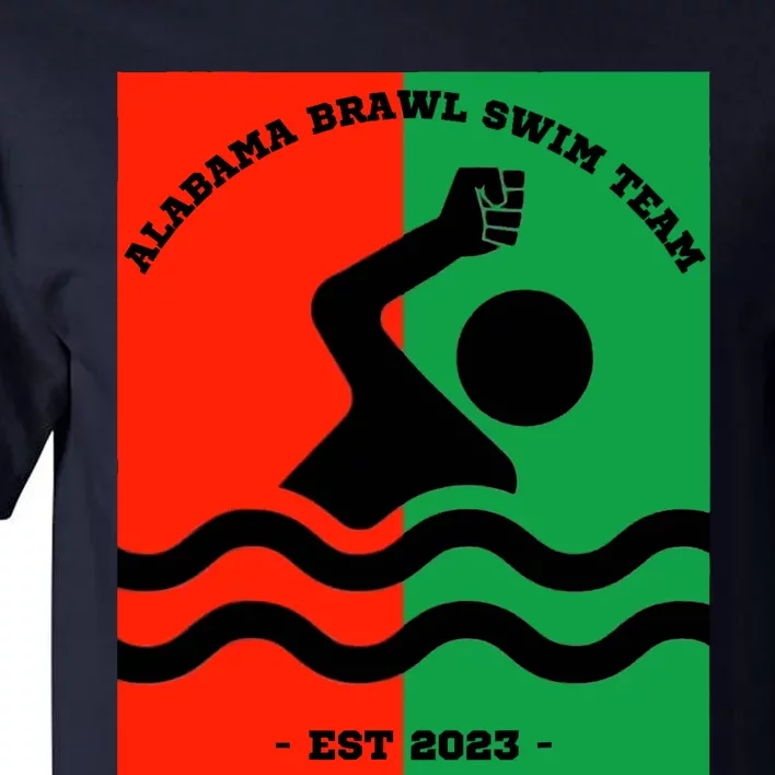 Montgomery Alabama Brawl Swim Team Graphic Tee Top Tall T-Shirt